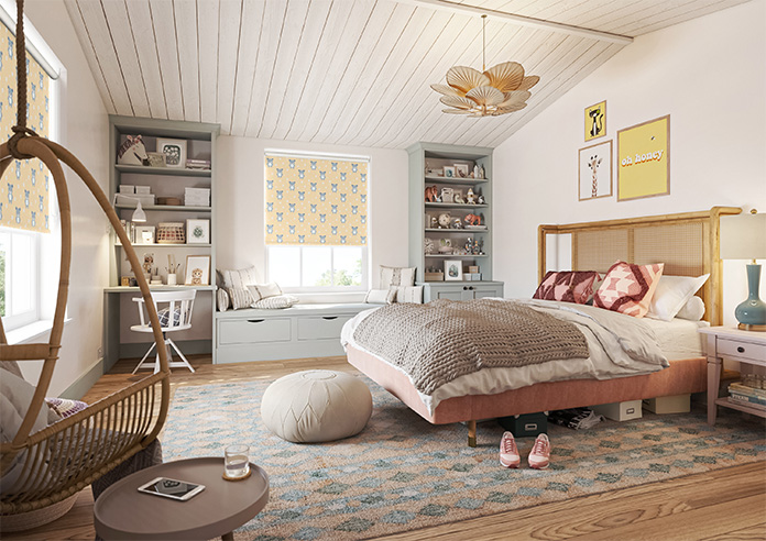 Teddy Trails, Cream - Twist&Fit Roller Blind - Image 7